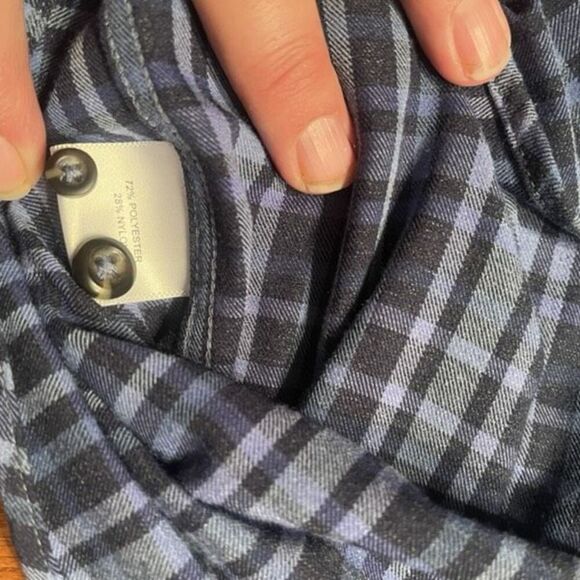 Peter Millar Soft Button Down Shirt 2XL Blue Paid Long Sleeve - Picture 3 of 5